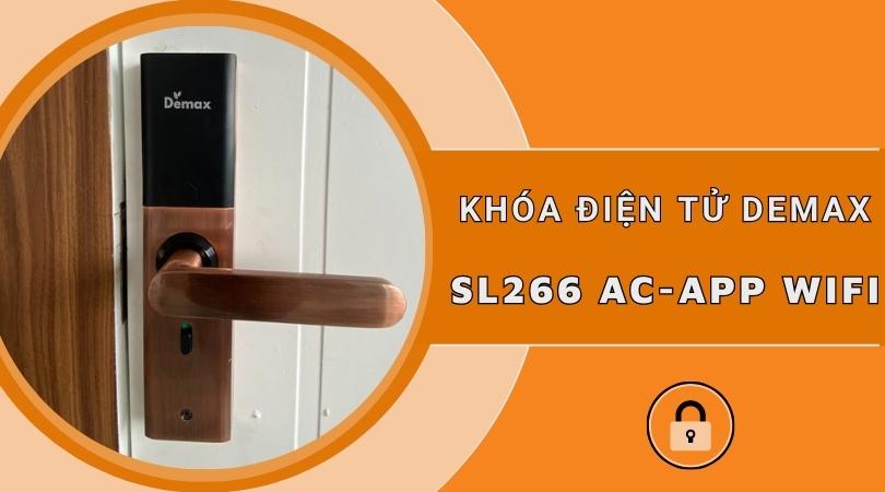 Khóa điện tử Demax EL266 AC - APP Wifi